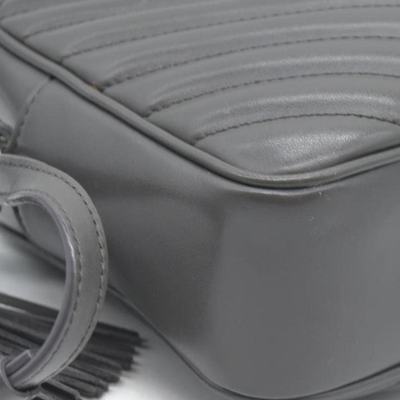 $1690 Saint Laurent Chevron Lou Camera