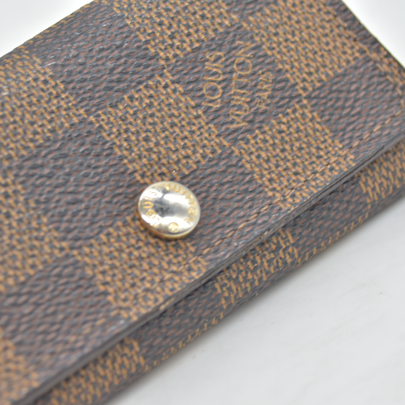$345 2012 Louis Vuitton Damier Ebene Multicles 4 Key Holder CT1162