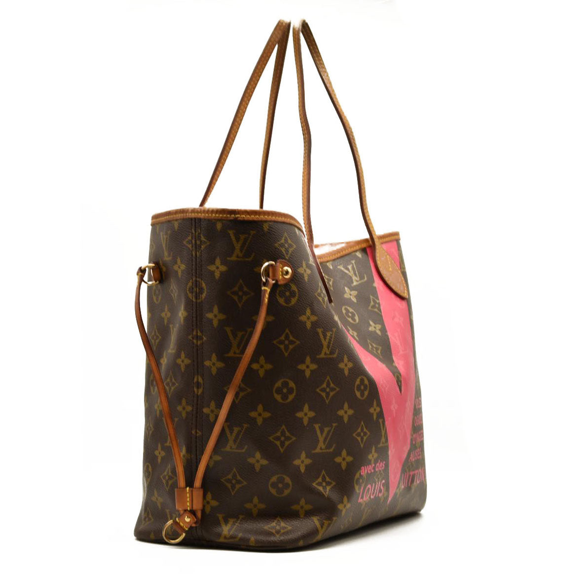 LOUIS VUITTON Monogram V Neverfull MM Grenade