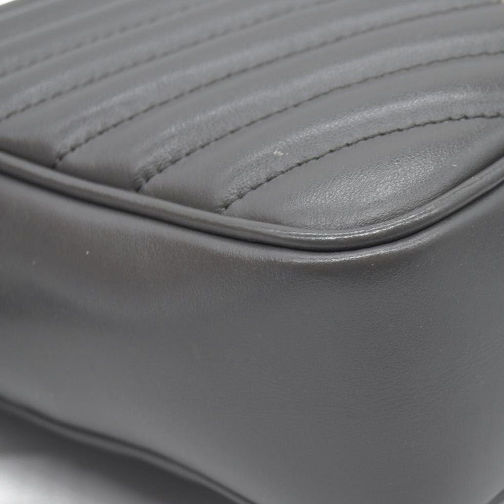 $1690 Saint Laurent Chevron Lou Camera