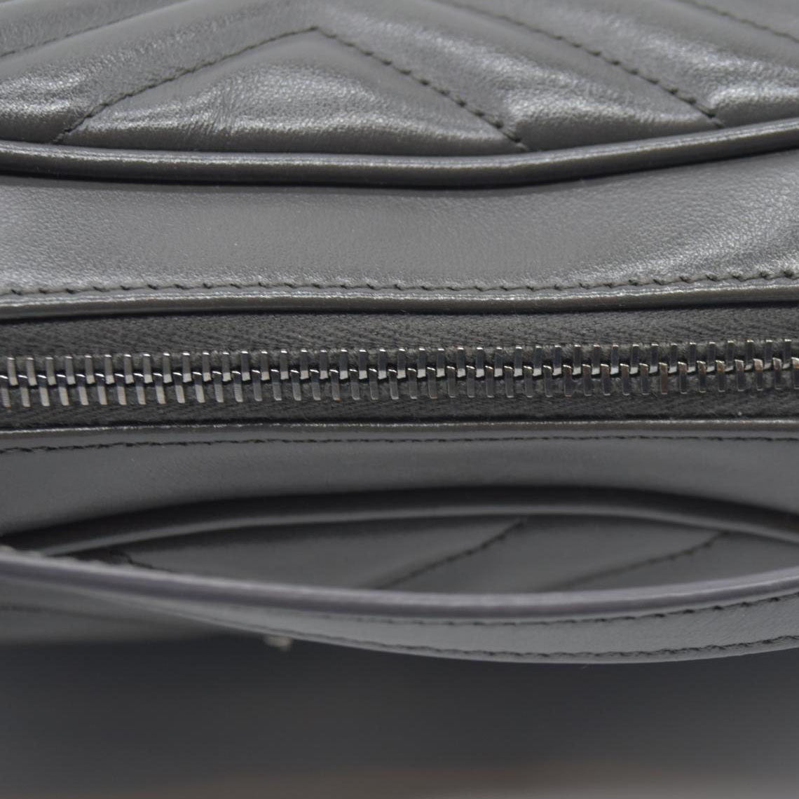 $1690 Saint Laurent Chevron Lou Camera