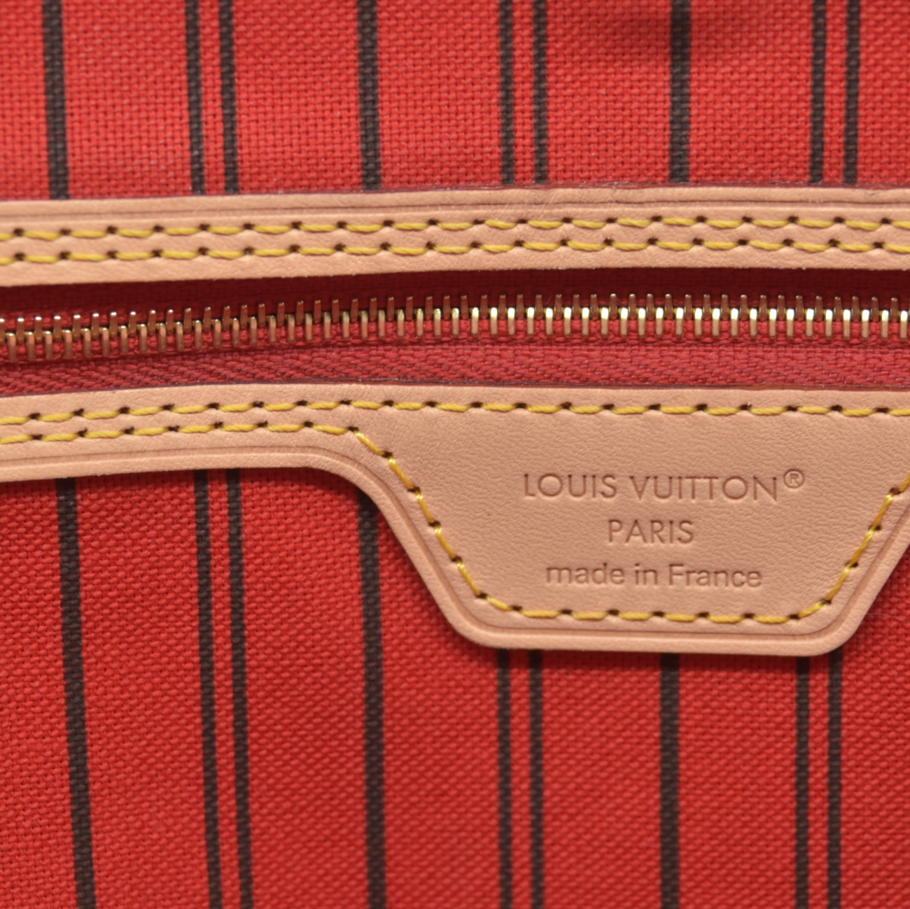 LV Monogram Neverfull Bandouliere Inside Out MM