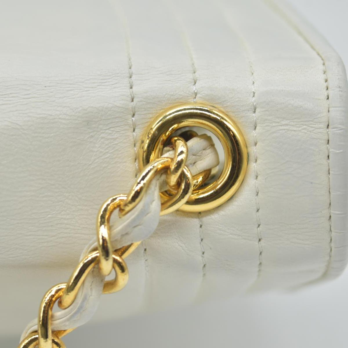 $3400 Chanel 1988 Tri-Border Lambskin Envelope Flap Bag
