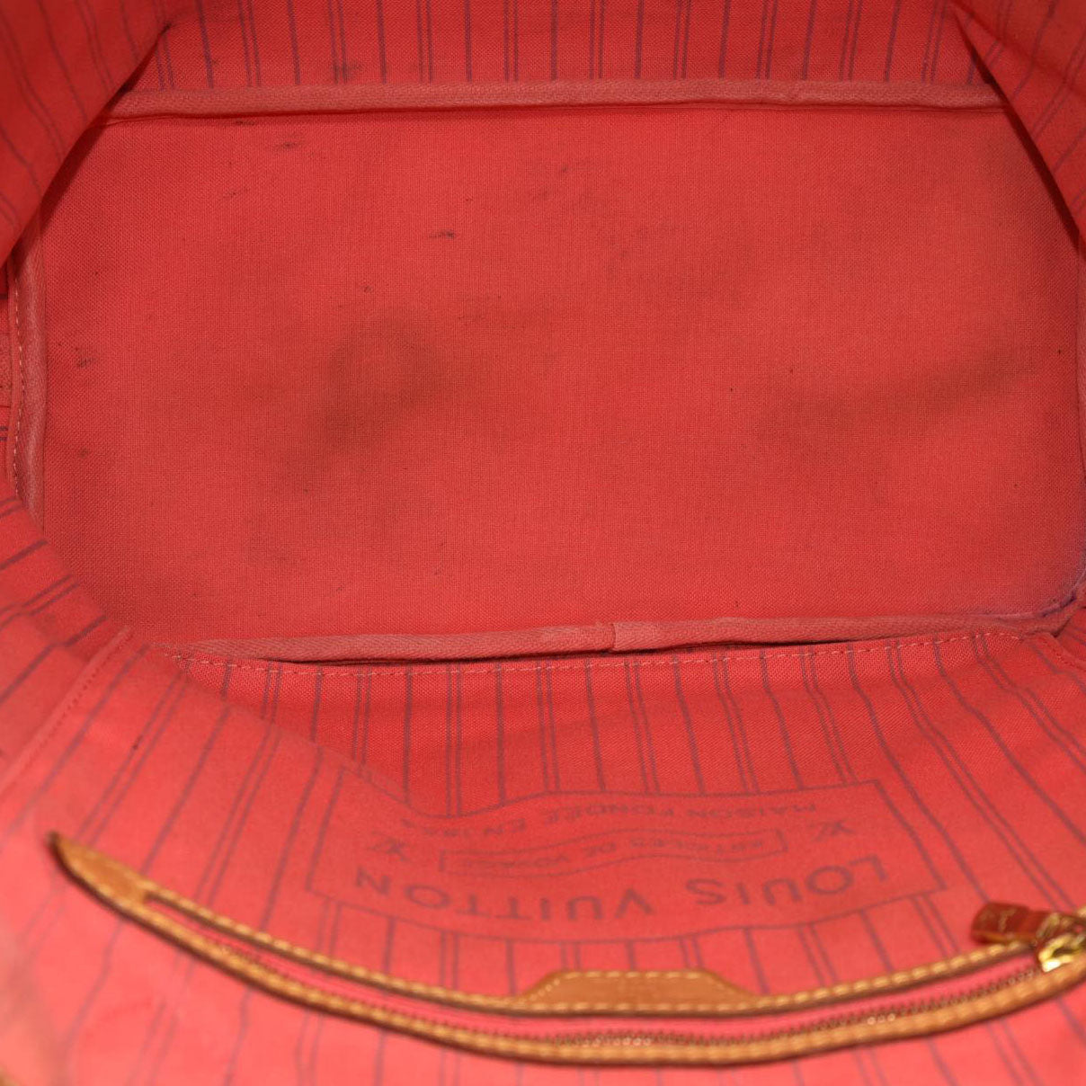 LOUIS VUITTON Monogram V Neverfull MM Grenade