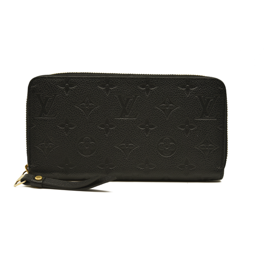2020 Louis Vuitton  Empreinte Zippy Wallet Black SP0280