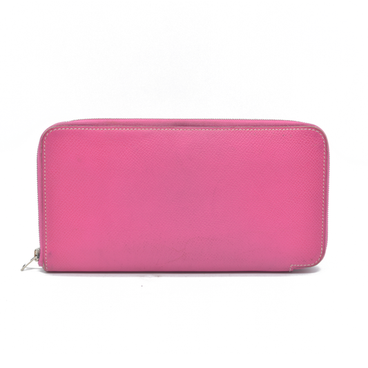$1375 Hermes Azap Long Silk In Zip Around Zippy Long Wallet