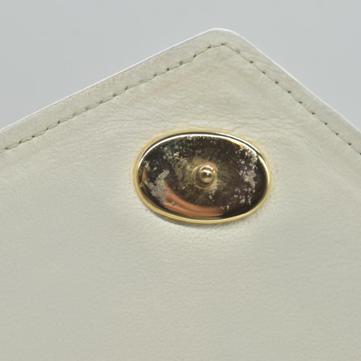 $3400 Chanel 1988 Tri-Border Lambskin Envelope Flap Bag