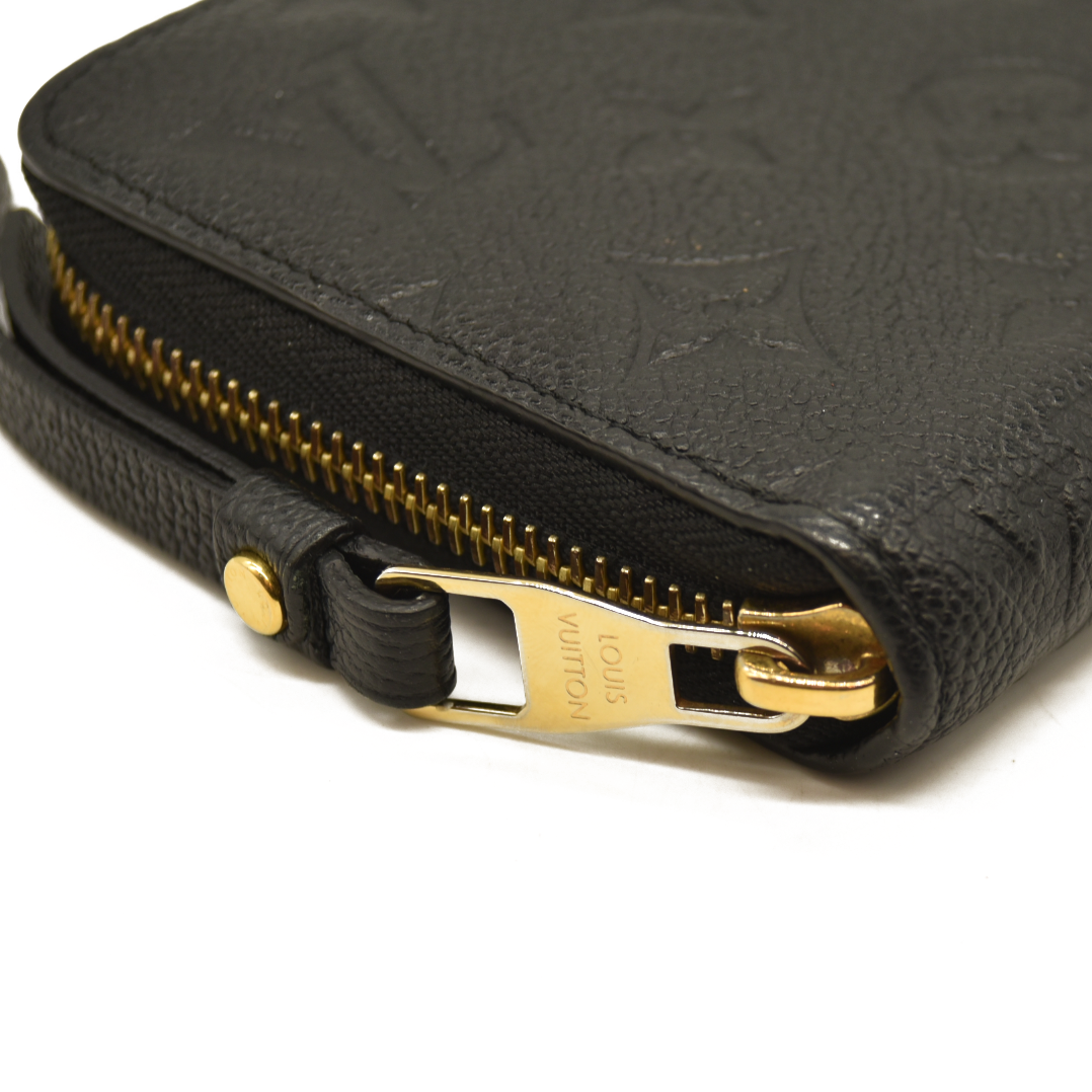 2020 Louis Vuitton  Empreinte Zippy Wallet Black SP0280