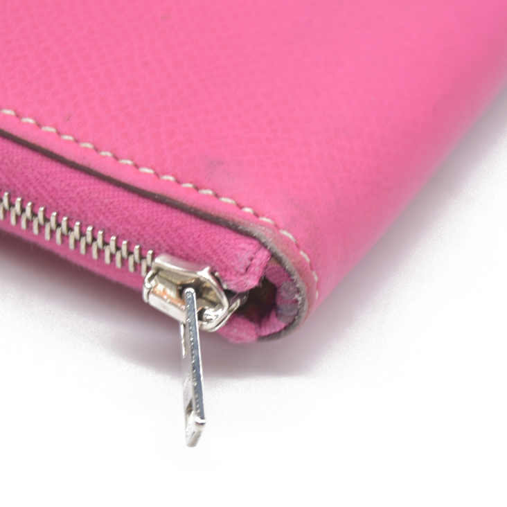 $1375 Hermes Azap Long Silk In Zip Around Zippy Long Wallet