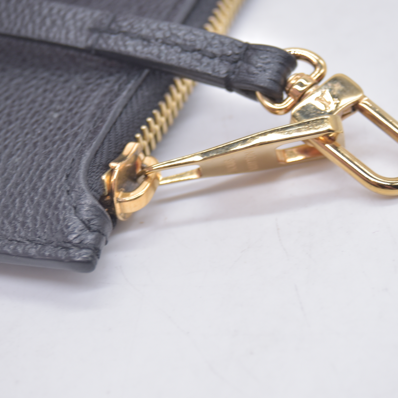 Louis Vuitton Black Empreinte Giant Neverfull Pouch RFID