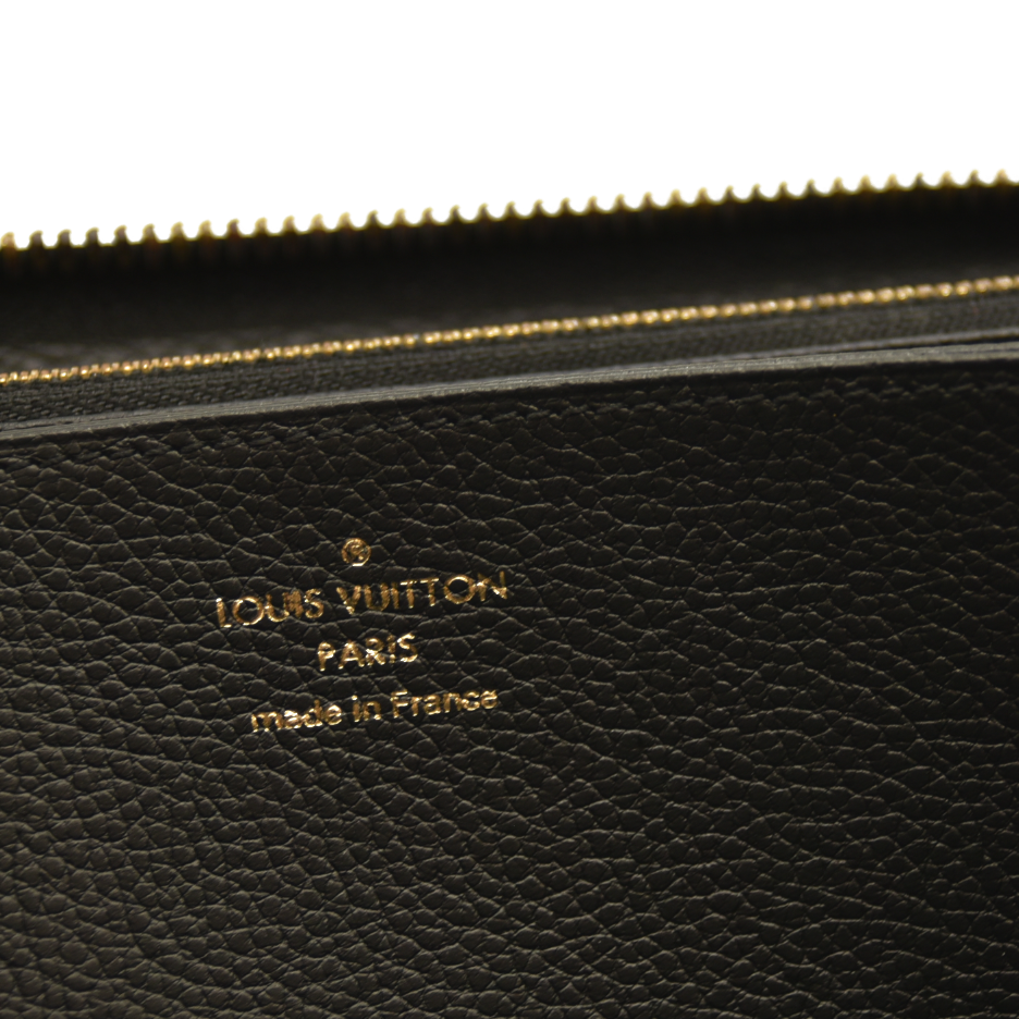 2020 Louis Vuitton  Empreinte Zippy Wallet Black SP0280