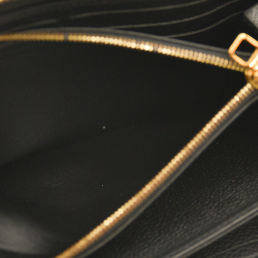 2020 Louis Vuitton  Empreinte Zippy Wallet Black SP0280