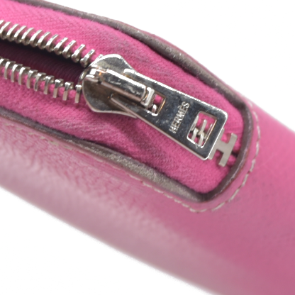 $1375 Hermes Azap Long Silk In Zip Around Zippy Long Wallet