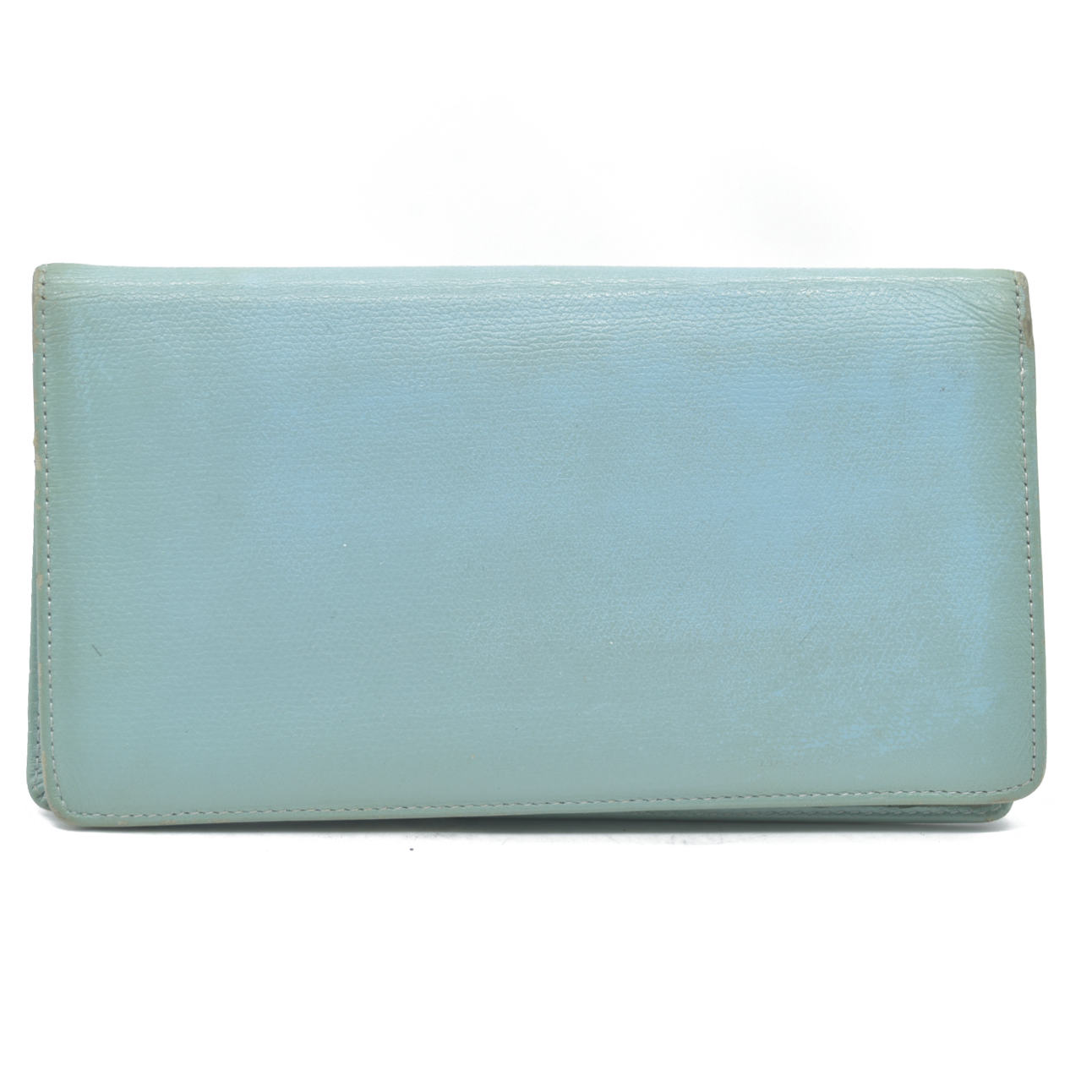 CHANEL CC Coco Button Leather Bifold Long Wallet