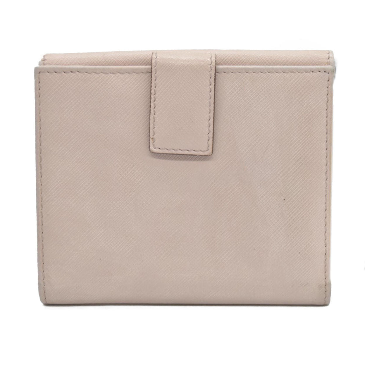 Salvatore Ferragamo Vara Ribbon Leather Bifold Wallet Pink