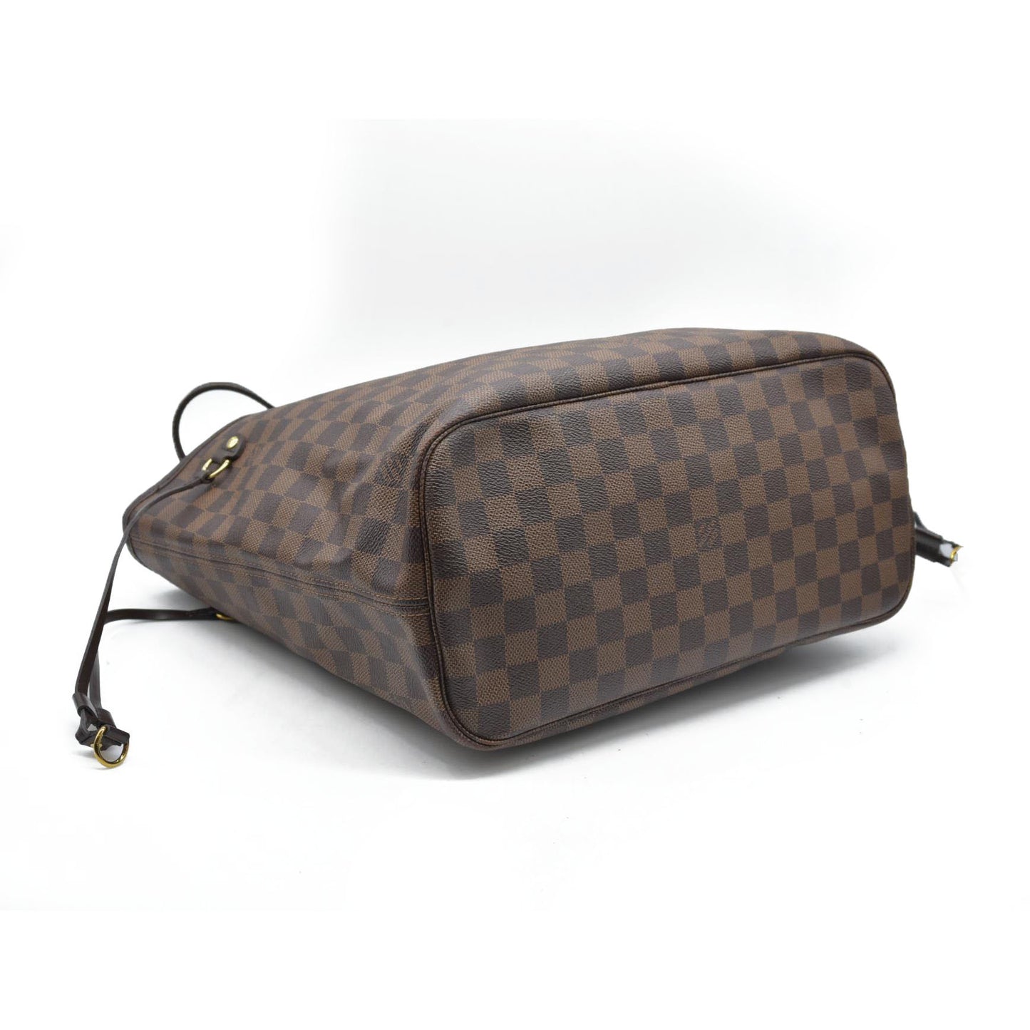 $2170 Louis Vuitton  Damier Ebene Neo Neverfull MM Rose Ballerine