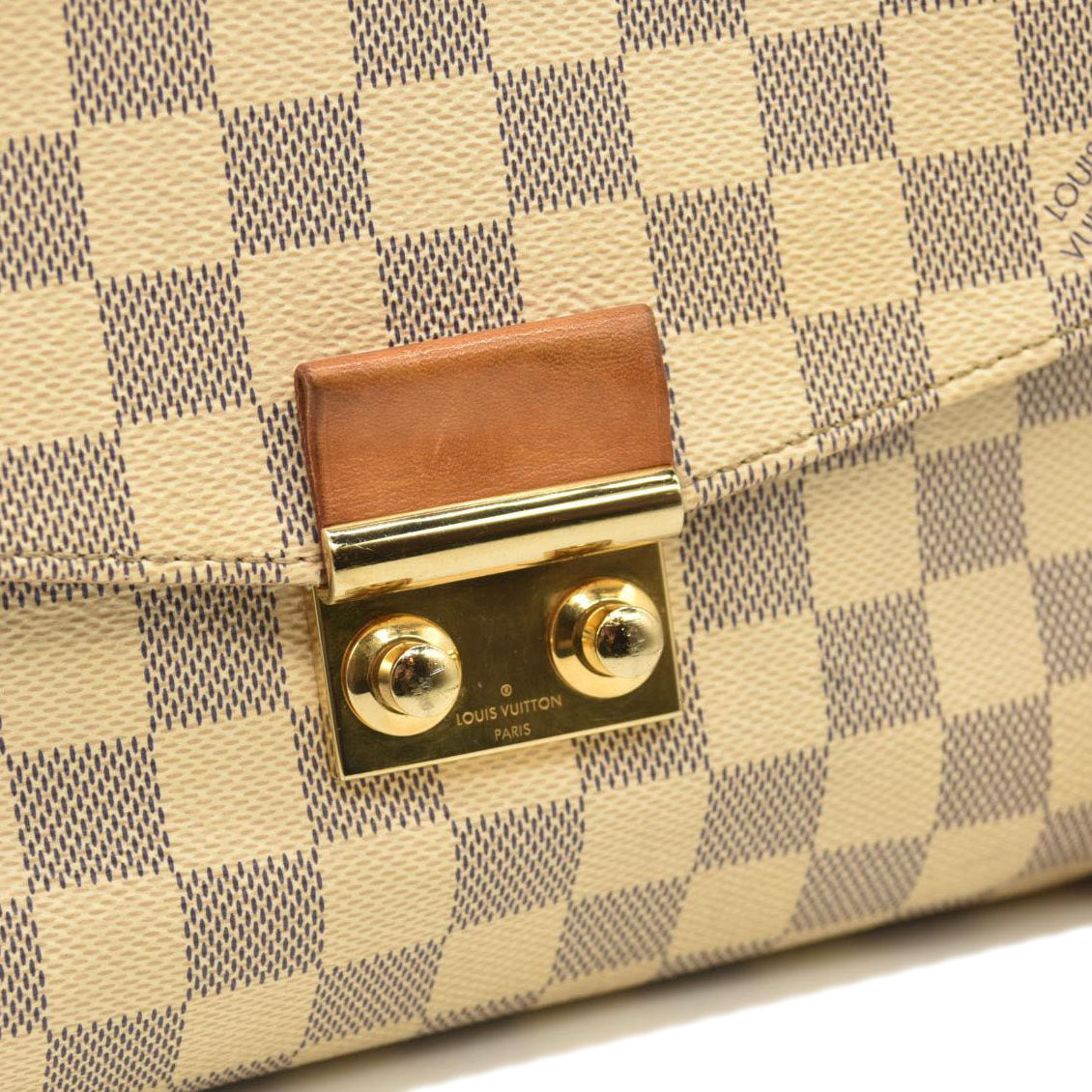 LOUIS VUITTON Damier Azur Croisette TR1107