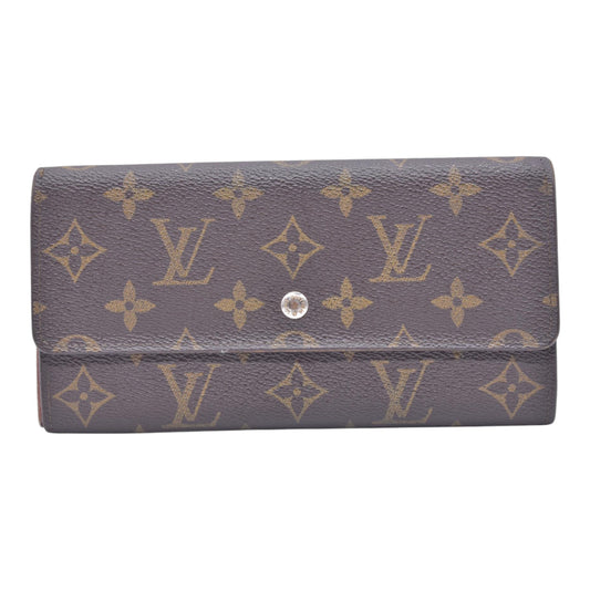 $725 LOUIS VUITTON Monogram Porte-Feuille International Wallet CONSIGNMENT 10021462