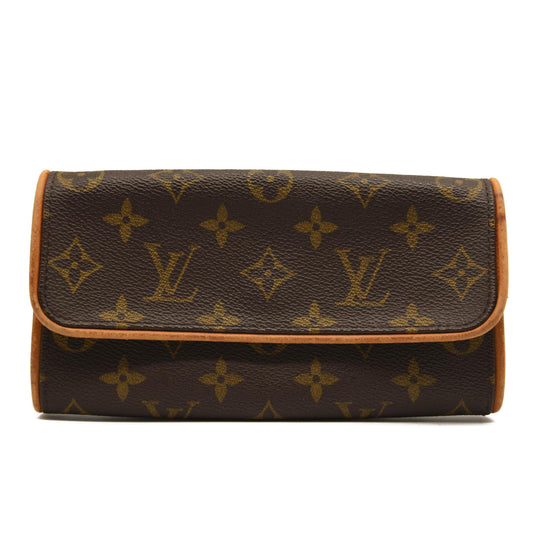 LOUIS VUITTON Pochette Twin PM Monogram Shoulder Bag