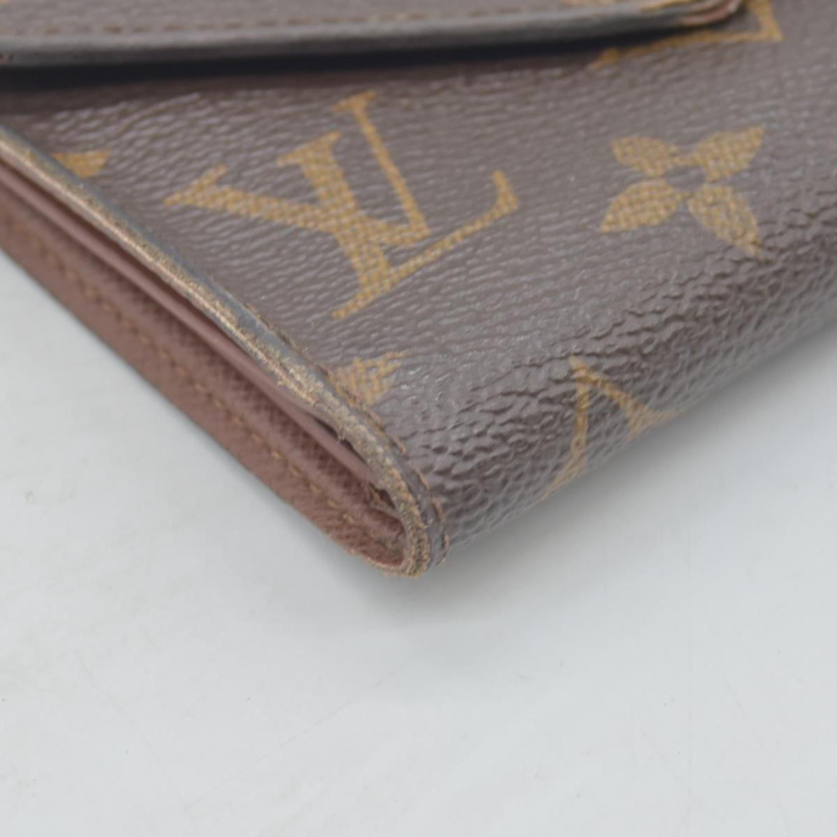 $605 2016 Louis Vuitton Monogram Victorine Tri-fold Wallet SP5116