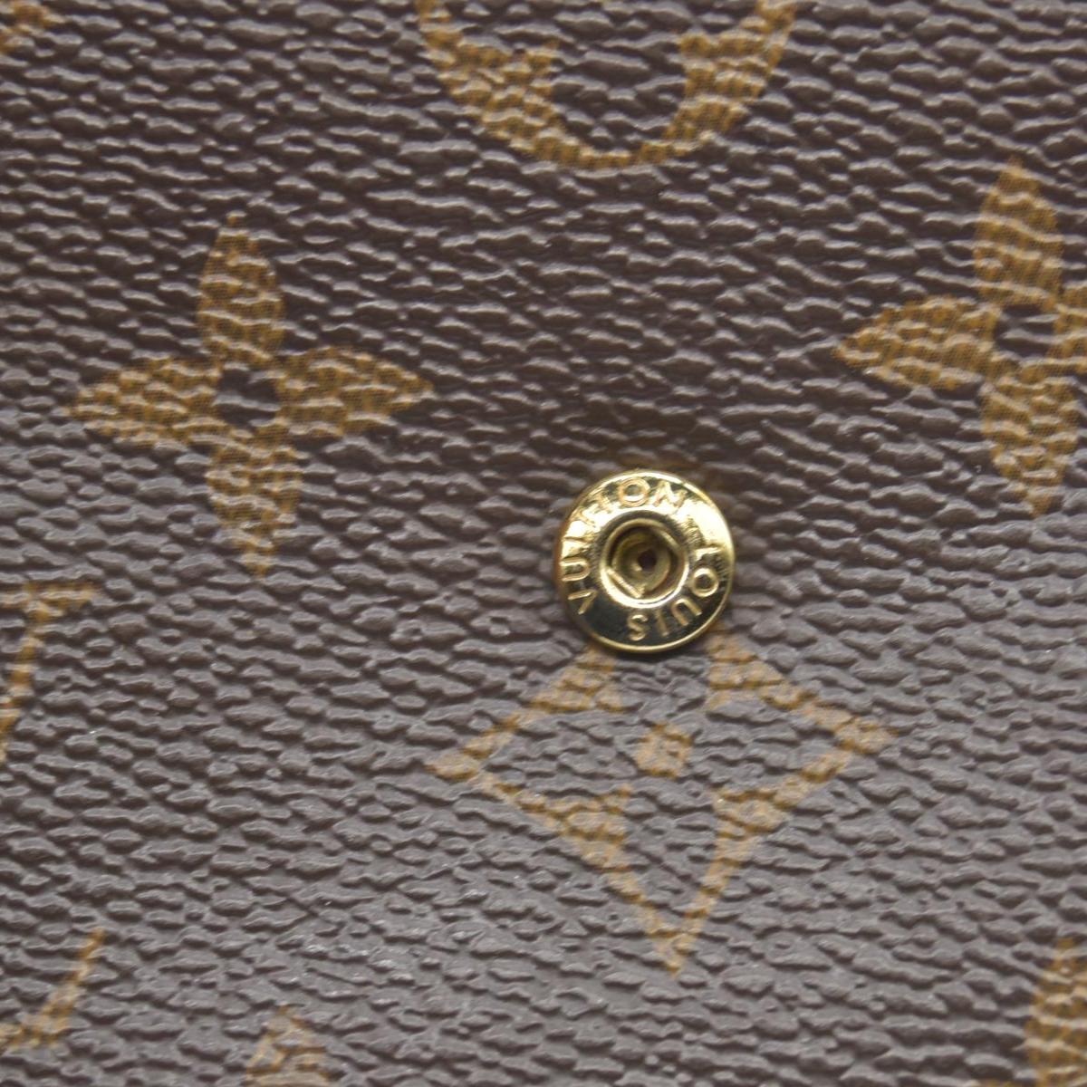 $605 2016 Louis Vuitton Monogram Victorine Tri-fold Wallet SP5116