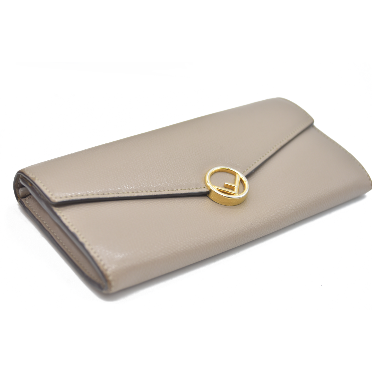 $900 FENDI Bugs F is Leather Bifold Long Wallet