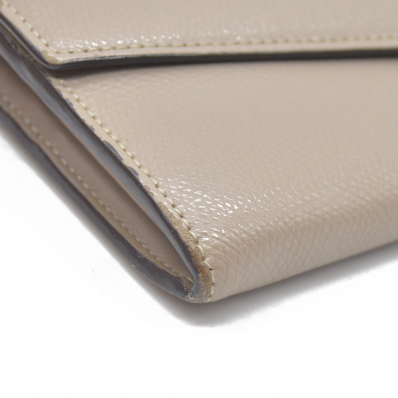 $900 FENDI Bugs F is Leather Bifold Long Wallet