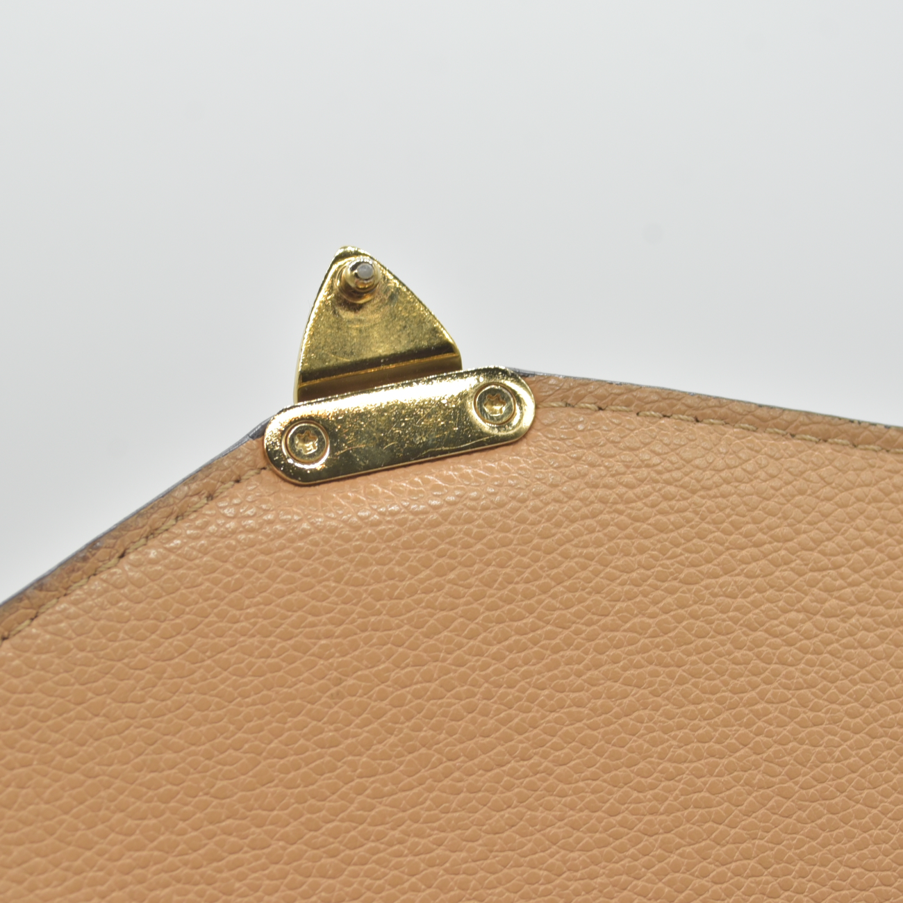 $3100 RFID Louis Vuitton Empreinte Monogram Giant Pochette Metis Arizona Beige