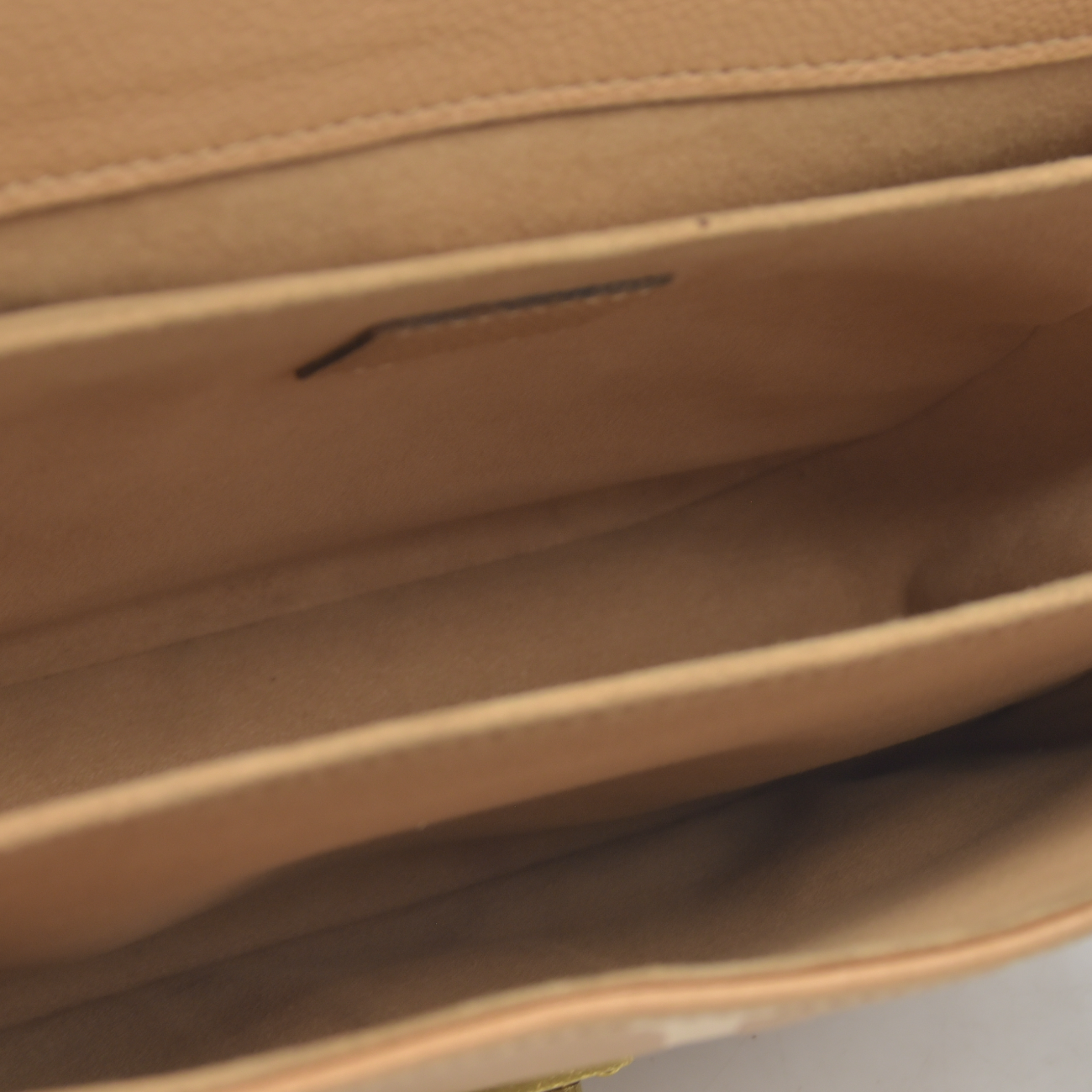 $3100 RFID Louis Vuitton Empreinte Monogram Giant Pochette Metis Arizona Beige