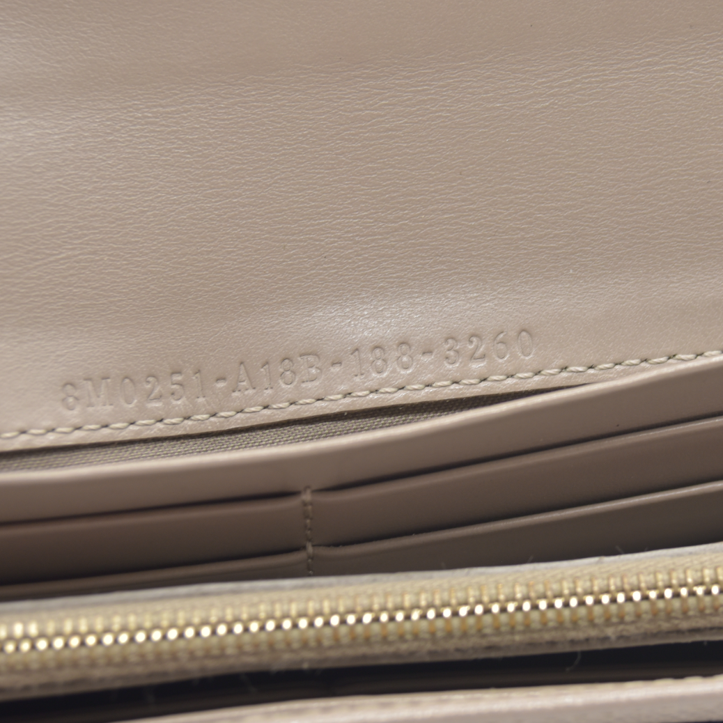 $900 FENDI Bugs F is Leather Bifold Long Wallet