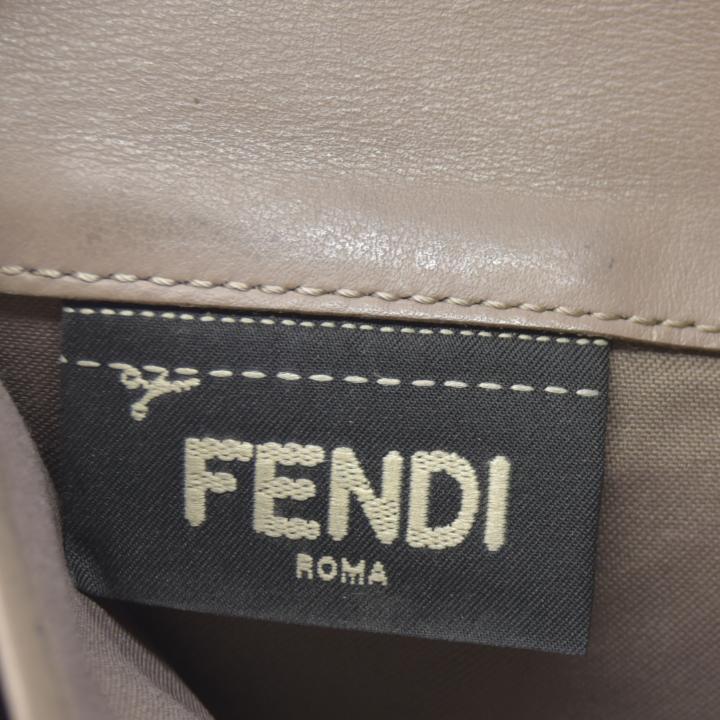 $900 FENDI Bugs F is Leather Bifold Long Wallet