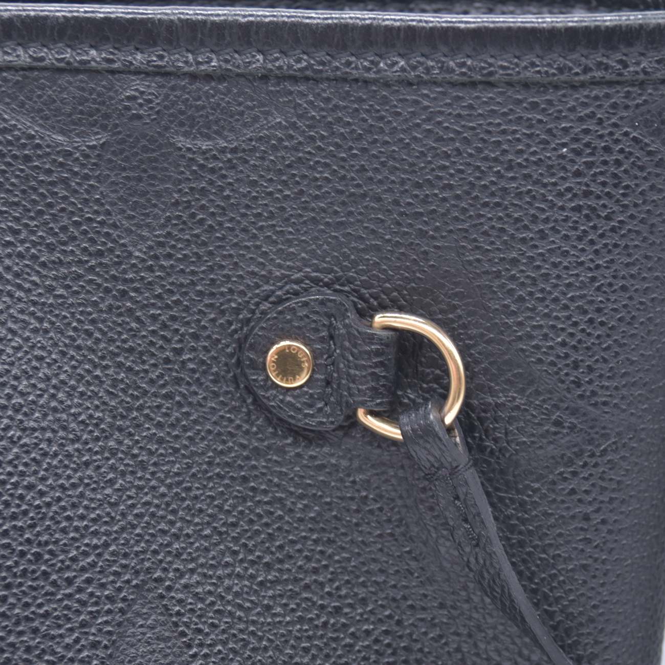 $2940 Louis Vuitton Empreinte Monogram Giant Neverfull MM Black