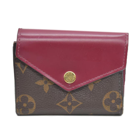 Louis Vuitton Monogram Portefeuille Zoe Mini Trifold Wallet Brown MI2290