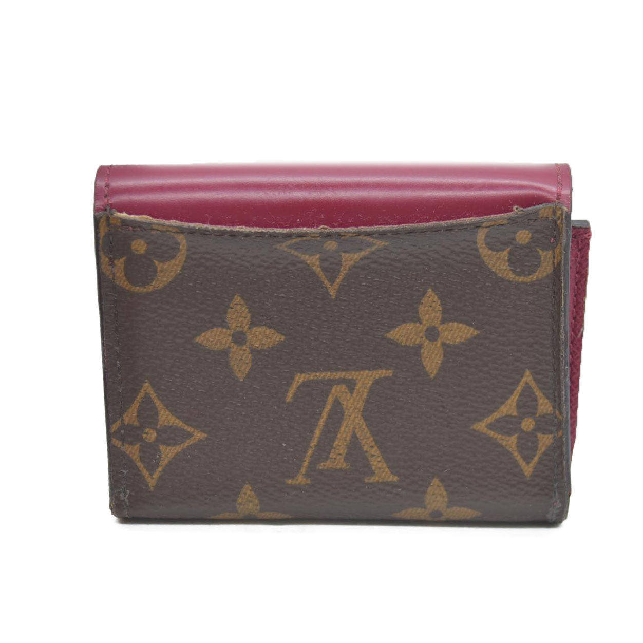 Louis Vuitton Monogram Portefeuille Zoe Mini Trifold Wallet Brown MI2290