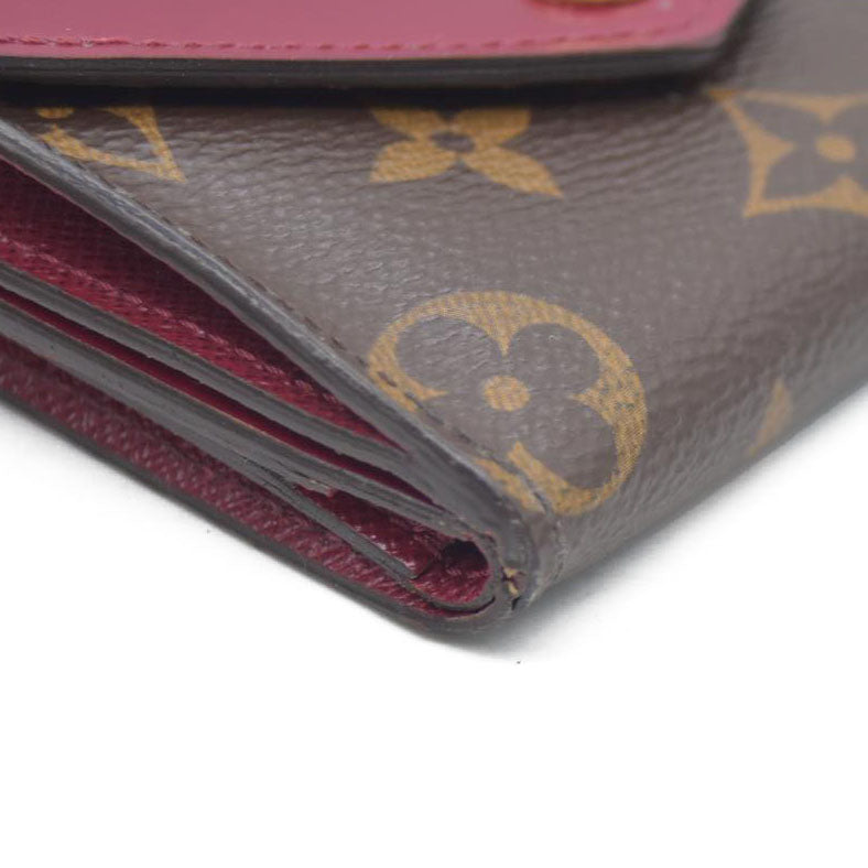 Louis Vuitton Monogram Portefeuille Zoe Mini Trifold Wallet Brown MI2290