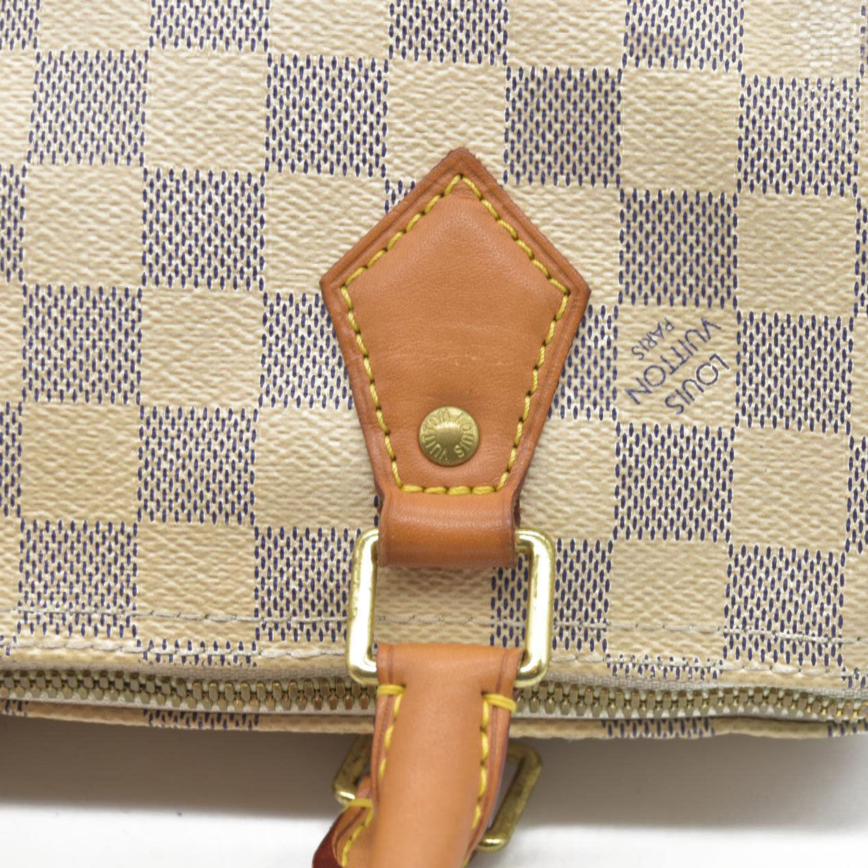 $1940 Louis Vuitton  Damier Azur Speedy Bandouliere 25 DU4104 2014