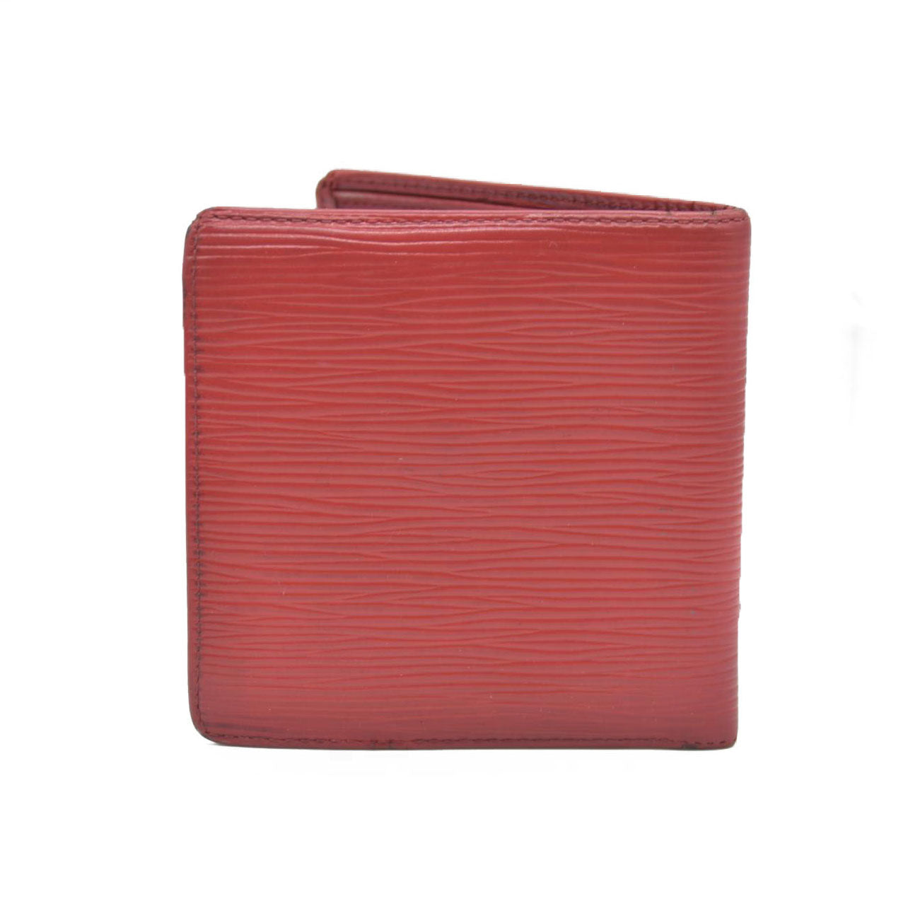 Louis Vuitton Epi Portefeuille Marco Leather Bifold Wallet Red MI1908