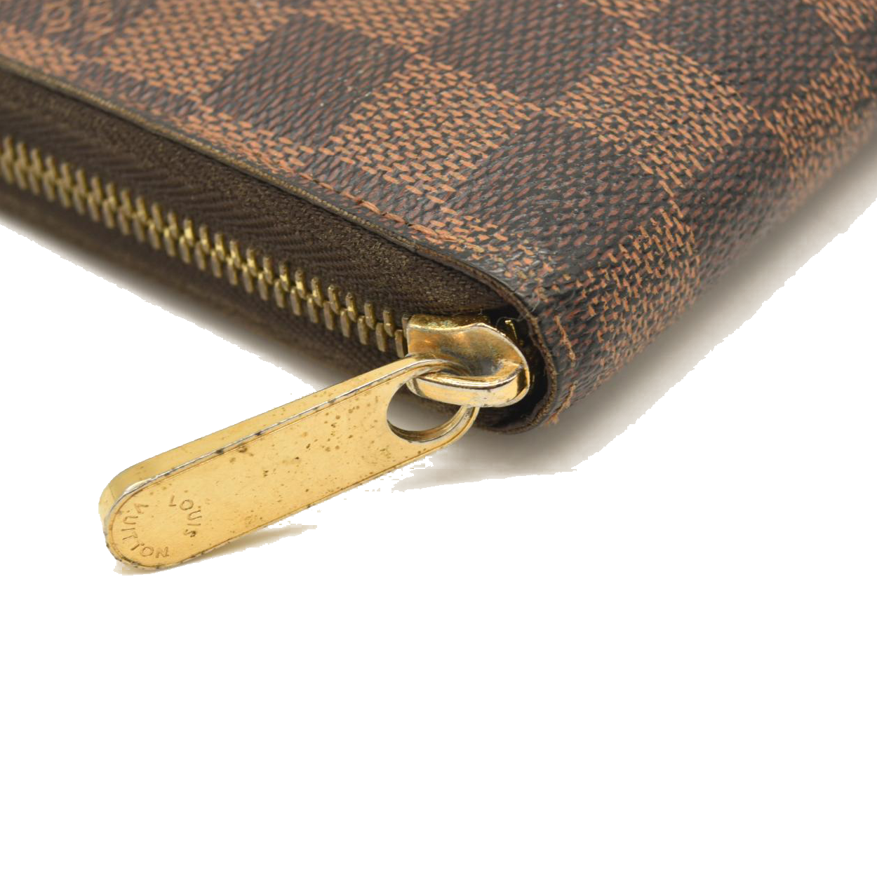 LOUIS VUITTON Damier Ebene Zippy Wallet CA2191