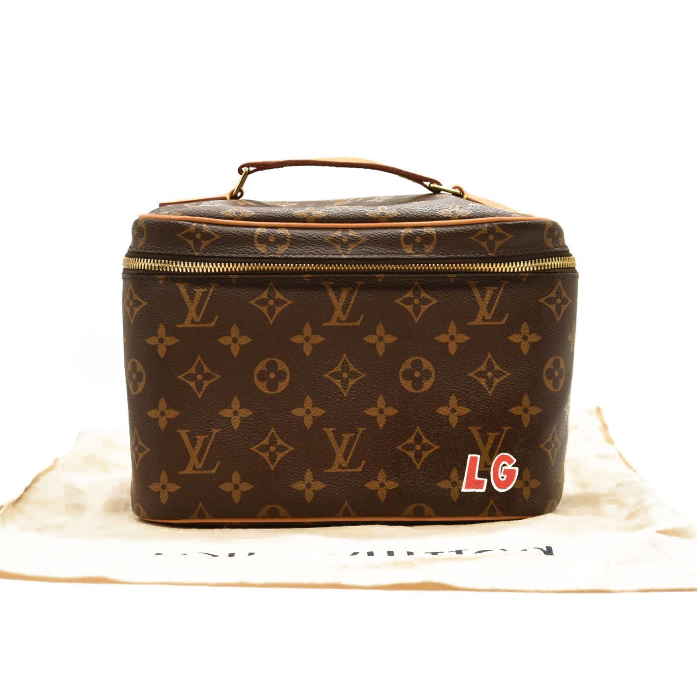 Louis Vuitton  Monogram Nice BB with Initals