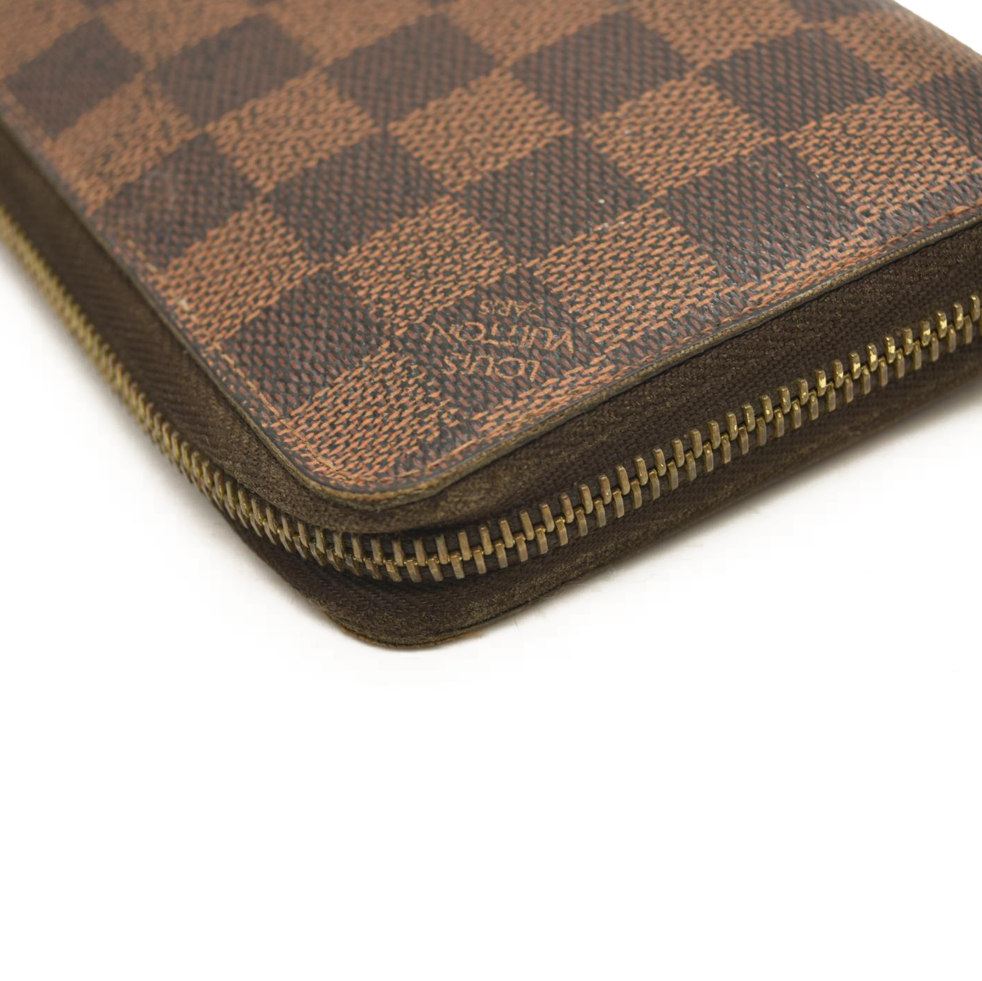 LOUIS VUITTON Damier Ebene Zippy Wallet CA2191