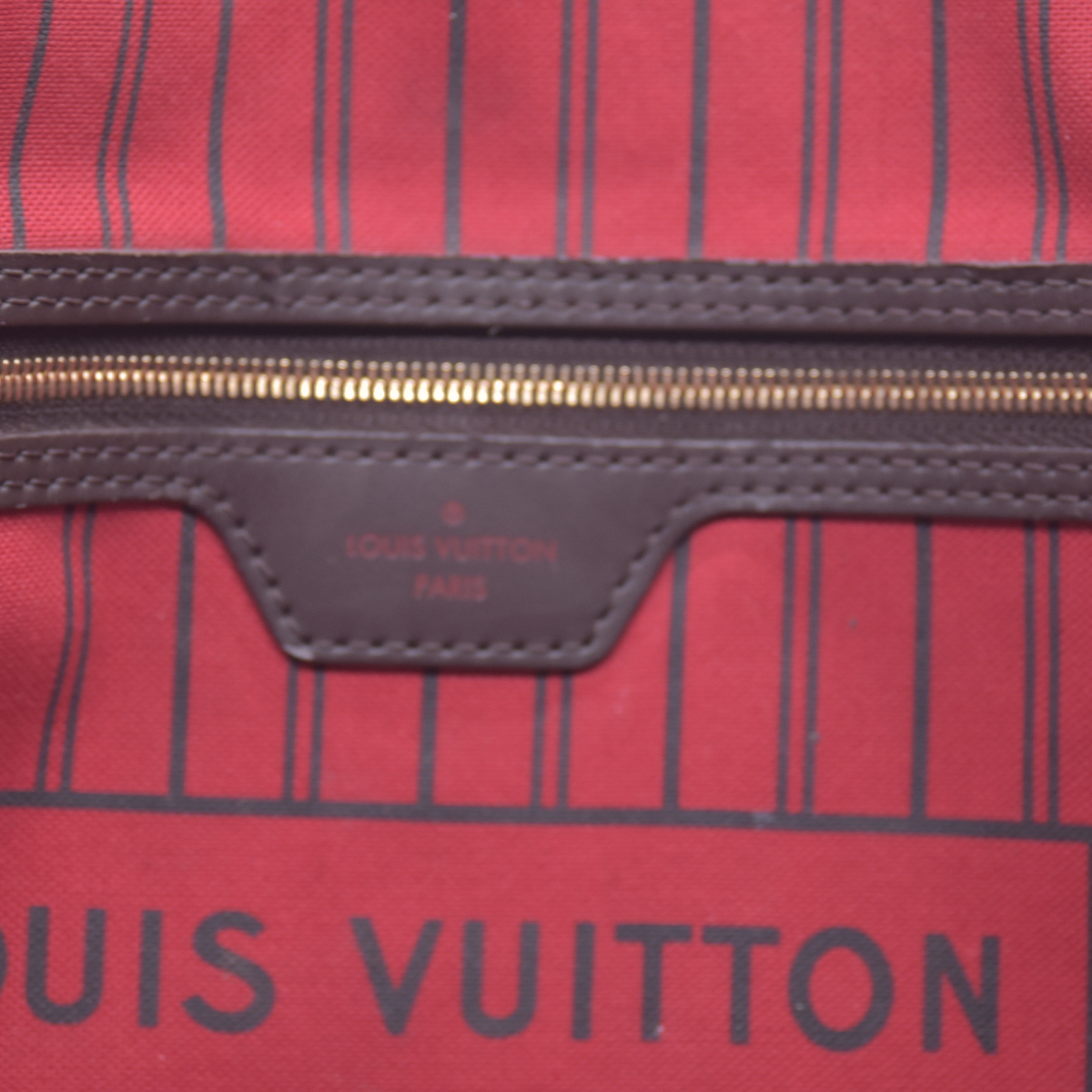 $2310 Louis Vuitton Damier Ebene Neverfull GM RFID