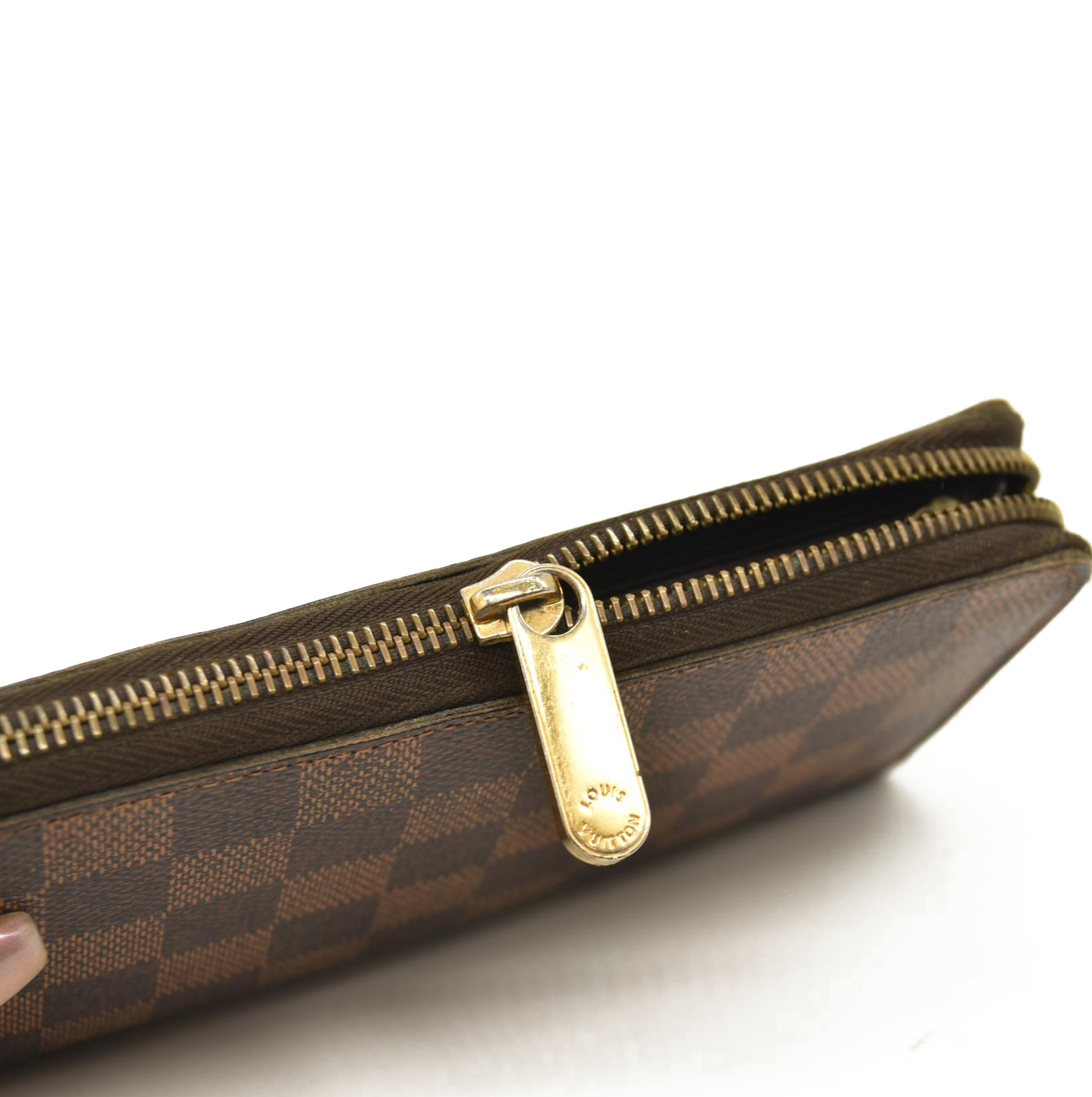 LOUIS VUITTON Damier Ebene Zippy Wallet CA2191