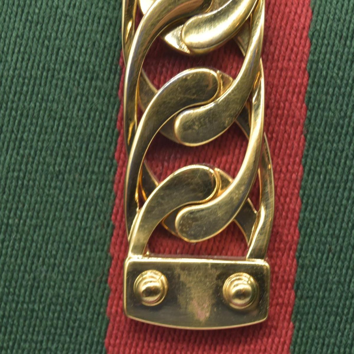 $2590 Gucci Calfskin Small Sylvie Shoulder Bag Black