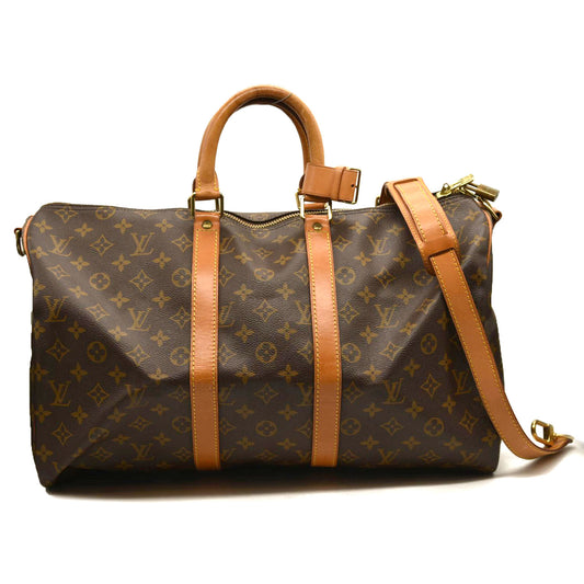 LOUIS VUITTON Keepall Bandouliere 45 Monogram Boston Bag VI0943