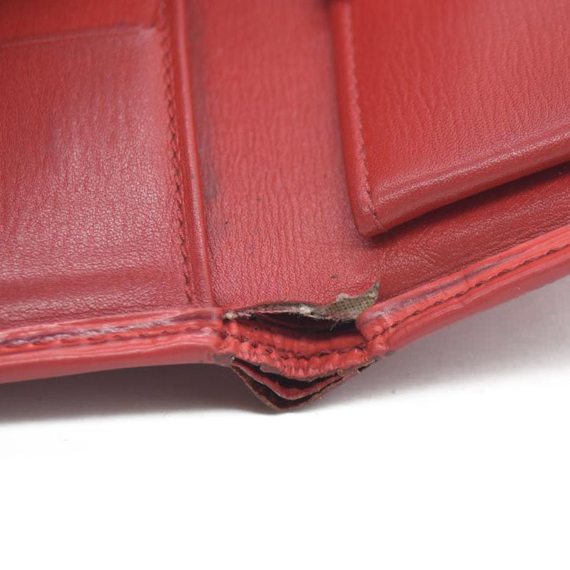 Louis Vuitton Epi Portefeuille Marco Leather Bifold Wallet Red MI1908