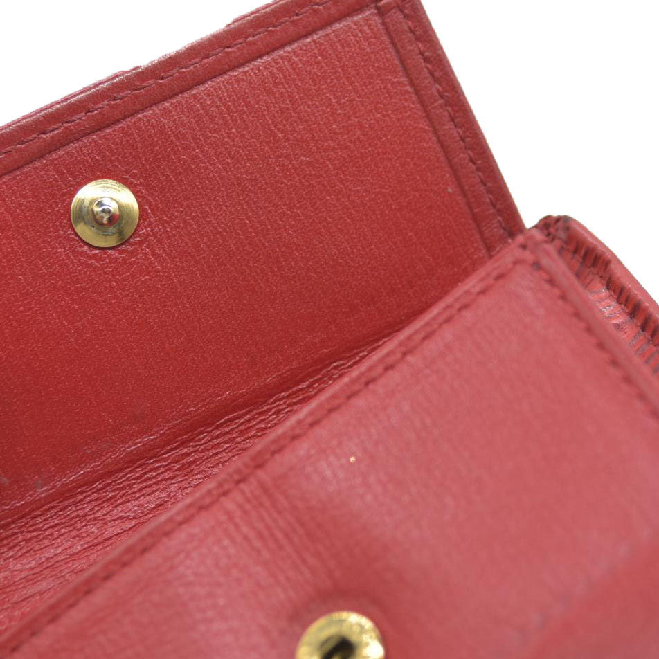 Louis Vuitton Epi Portefeuille Marco Leather Bifold Wallet Red MI1908