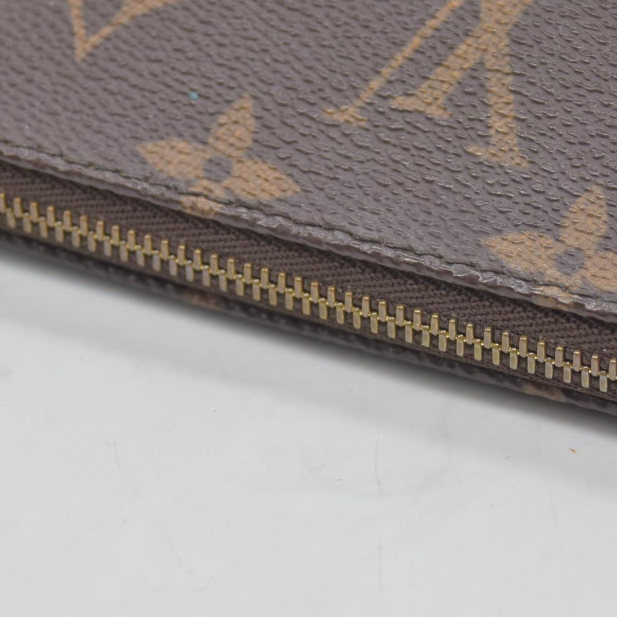 $1290 1998 Louis Vuitton LV Pochette Accessories Brown Monogram SL1918