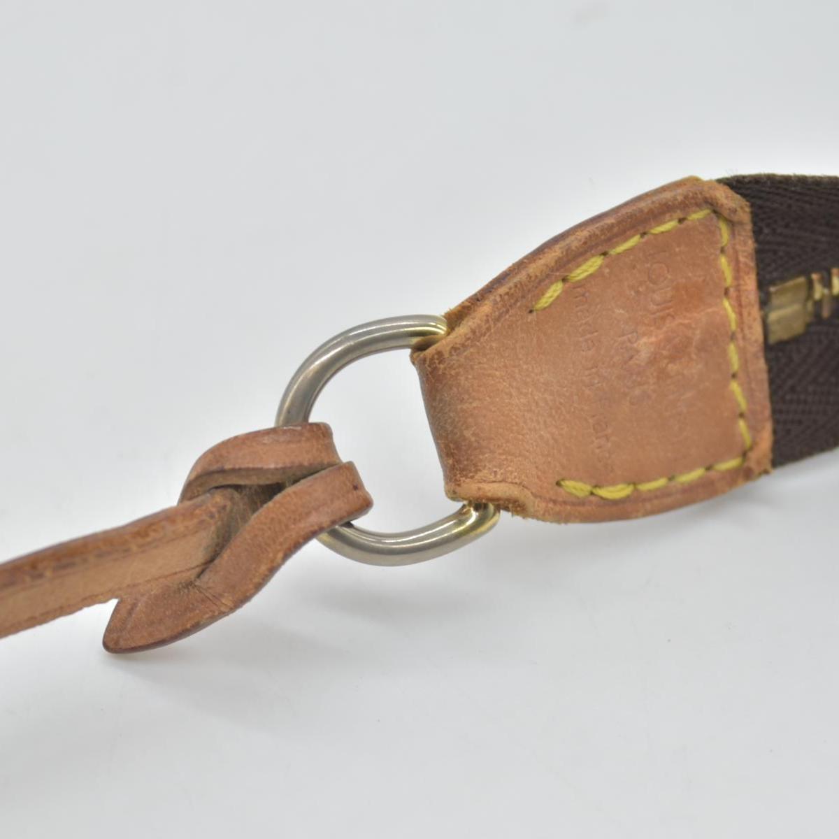$1290 1998 Louis Vuitton LV Pochette Accessories Brown Monogram SL1918