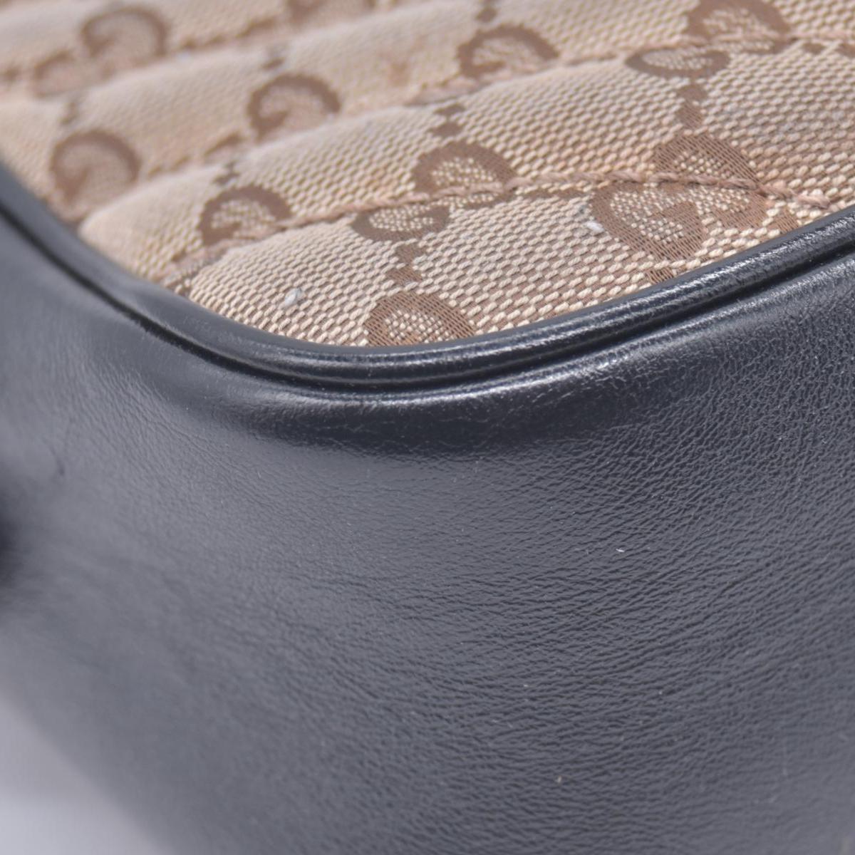 $1300 Gucci Monogram Matelasse Diagonal Small GG Marmont Chain Shoulder Bag Beige Black