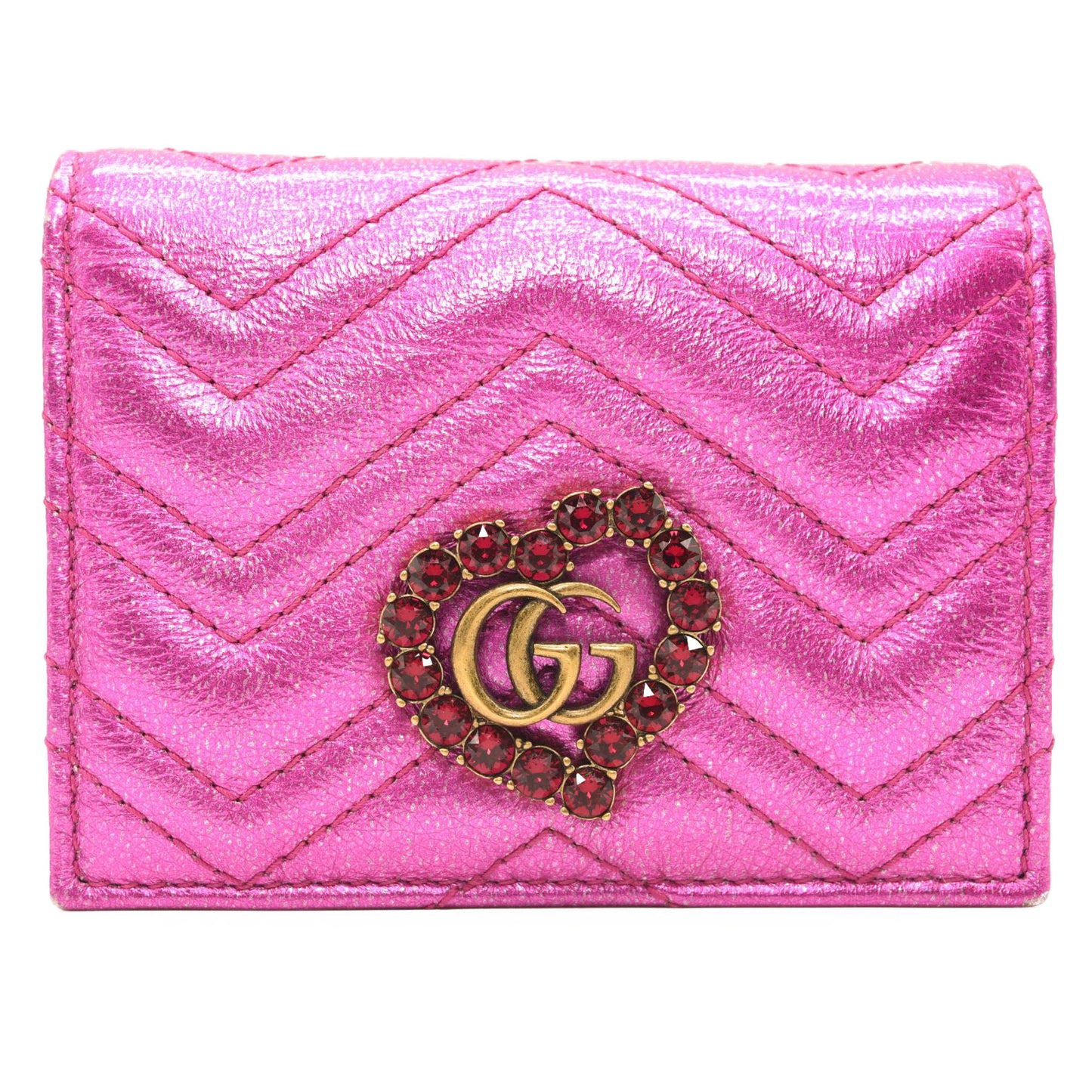 Gucci Valentine’s Day 2019 limited edition GG Marmont leather wallet